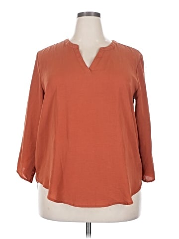 Maurices 3/4 Sleeve Blouse (view 1)