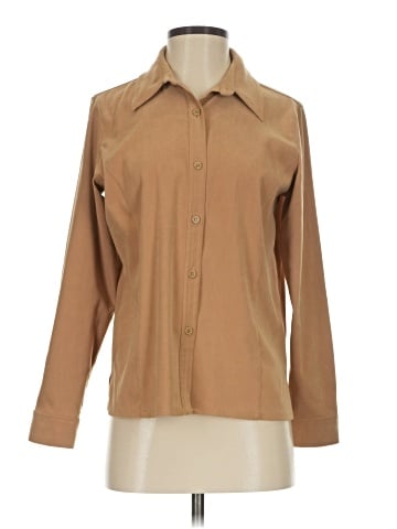 Petite Sophisticate Long Sleeve Blouse (view 1)