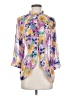 Millau Floral Purple 3/4 Sleeve Blouse Size S - photo 1