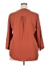 Maurices 100% Polyester Orange 3/4 Sleeve Blouse Size XXL - photo 2