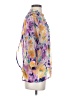 Millau Floral Purple 3/4 Sleeve Blouse Size S - photo 4
