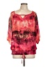 Cato 100% Polyester Pink 3/4 Sleeve Blouse Size L - photo 1