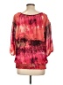 Cato 100% Polyester Pink 3/4 Sleeve Blouse Size L - photo 2