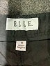Elle 100% Cotton Chevron-herringbone Black Shorts Size 12 - photo 3