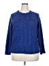 Avenue 100% Acrylic Blue Pullover Sweater Size 18 - 20 Plus - photo 1