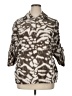 Zenergy by Chico's Animal Print Brown Jacket Size XL (3) - photo 1
