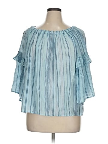 Sharagano 3/4 Sleeve Blouse (view 1)