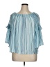 Sharagano Blue 3/4 Sleeve Blouse Size 1X - photo 1