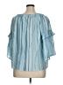 Sharagano Blue 3/4 Sleeve Blouse Size 1X - photo 2