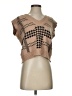 Assorted Brands Houndstooth Tan Sweater Vest Size XS (estimated) - photo 1