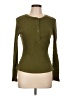 Shein Green Long Sleeve Henley Size L - photo 1