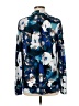 Calvin Klein Floral Blue Long Sleeve Blouse Size M - photo 2