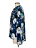Calvin Klein Floral Blue Long Sleeve Blouse Size M - photo 5