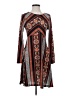 Knox Rose Print Brown Casual Dress Size XS - photo 1