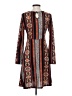 Knox Rose Print Brown Casual Dress Size XS - photo 2