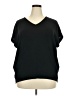 First Love Black Short Sleeve Blouse Size 2X (estimated) - photo 1