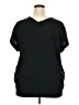 First Love Black Short Sleeve Blouse Size 2X (estimated) - photo 2