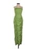PrettyLittleThing Green Red Cocktail Dress Size 2 - photo 1
