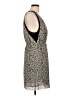 J.Crew 100% Polyester Floral Blue Gray Casual Dress Size 12 - photo 4