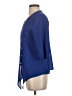 Dina Be Blue 3/4 Sleeve Blouse Size S - photo 5