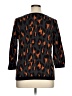 Ann Taylor 100% Cotton Animal Print Black Pullover Sweater Size XL - photo 2