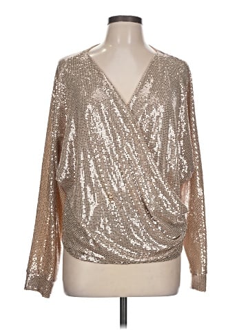 All in Favor Long Sleeve Blouse (view 1)