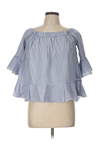 Sunday in Brooklyn 3/4 Sleeve Blouse (view 1)