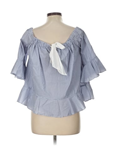 Sunday in Brooklyn 3/4 Sleeve Blouse (view 2)