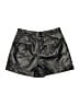 Wdirara 100% Polyester Metallic Black Athletic Shorts Size M - photo 2