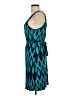 Gap 100% Rayon Chevron-herringbone Teal Cocktail Dress Size S - photo 5