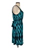 Gap 100% Rayon Chevron-herringbone Teal Cocktail Dress Size S - photo 4