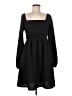 Old Navy 100% Polyester Solid Black Casual Dress Size M (tall) - photo 1