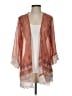 Jolt 100% Polyester Orange Kimono Size S - photo 1