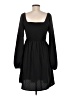 Old Navy 100% Polyester Solid Black Casual Dress Size M (tall) - photo 2