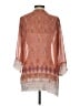 Jolt 100% Polyester Orange Kimono Size S - photo 2