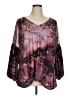 Assorted Brands Burgundy 3/4 Sleeve Blouse Size XL (estimated) - photo 1