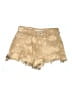 PacSun Paisley Gold Shorts Size 24 waist - photo 1