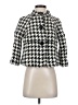 MICHAEL Michael Kors 100% Cotton Houndstooth Ivory Coat Size S - photo 1