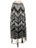 Christopher & Banks 100% Polyester Chevron-herringbone Gray Casual Skirt Size S - photo 1