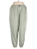 Boohoo Solid Green Track Pants Size XXL - photo 1