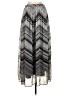 Christopher & Banks 100% Polyester Chevron-herringbone Gray Casual Skirt Size S - photo 2