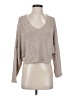 Kittenish Metallic Tan Pullover Sweater Size S - photo 1
