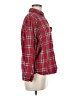Adika 100% Cotton Plaid Red Long Sleeve Button-Down Shirt Size M - photo 4