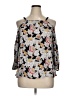 Hazel 100% Rayon Gray 3/4 Sleeve Blouse Size XL - photo 1