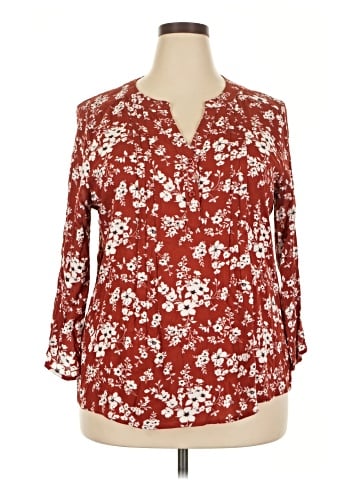 Monday Fun Long Sleeve Blouse (view 1)