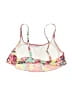 Marina West Floral Pink Swimsuit Top Size M - photo 2