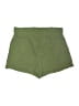 One 5 One 100% Cotton Solid Green Shorts Size L - photo 1