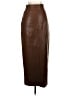 Commense Brown Faux Leather Skirt Size XS - photo 2