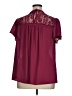 Torrid 100% Polyester Burgundy Short Sleeve Blouse Size 1X Plus (1) - photo 2