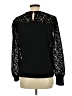 Ann Taylor LOFT Black Long Sleeve Blouse Size L - photo 2